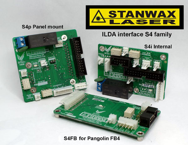 Stanwax Laser Ilda board S4 range